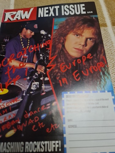 Vintage joey tempest europe - europe, /