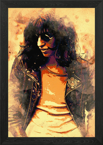 Joey ramone framed - joey, art