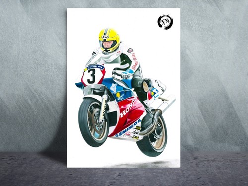 Joey dunlop wall art - joey,