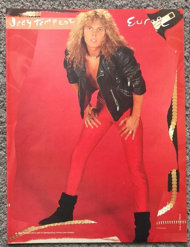 Joey tempest 1987 - joey, page