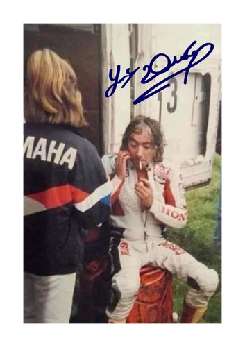 Joey dunlop fag atop petrol - joey,